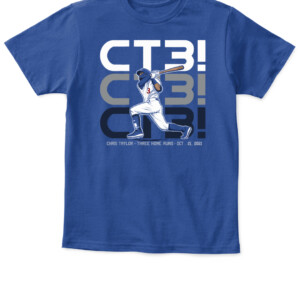 CT3 T SHIRT CHRIS TAYLOR Los Angeles Dodgers APKT royal front.jpg