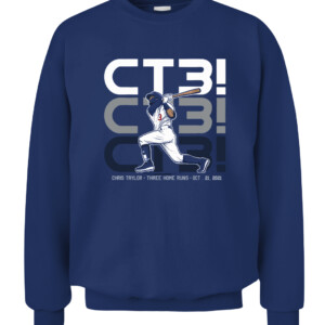 CT3 T SHIRT CHRIS TAYLOR Los Angeles Dodgers CACS navy front.jpg