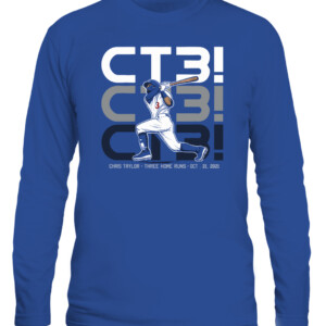 CT3 T SHIRT CHRIS TAYLOR Los Angeles Dodgers CALS royal front.jpg