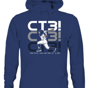 CT3 T SHIRT CHRIS TAYLOR Los Angeles Dodgers CAUH navy front.jpg