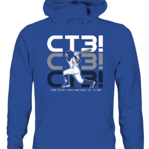CT3 T SHIRT CHRIS TAYLOR Los Angeles Dodgers CAUH royal front.jpg