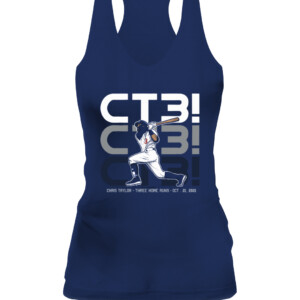 CT3 T SHIRT CHRIS TAYLOR Los Angeles Dodgers CAWT navy front.jpg