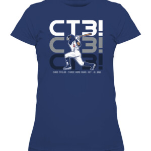 CT3 T SHIRT CHRIS TAYLOR Los Angeles Dodgers CAWTS navy front.jpg