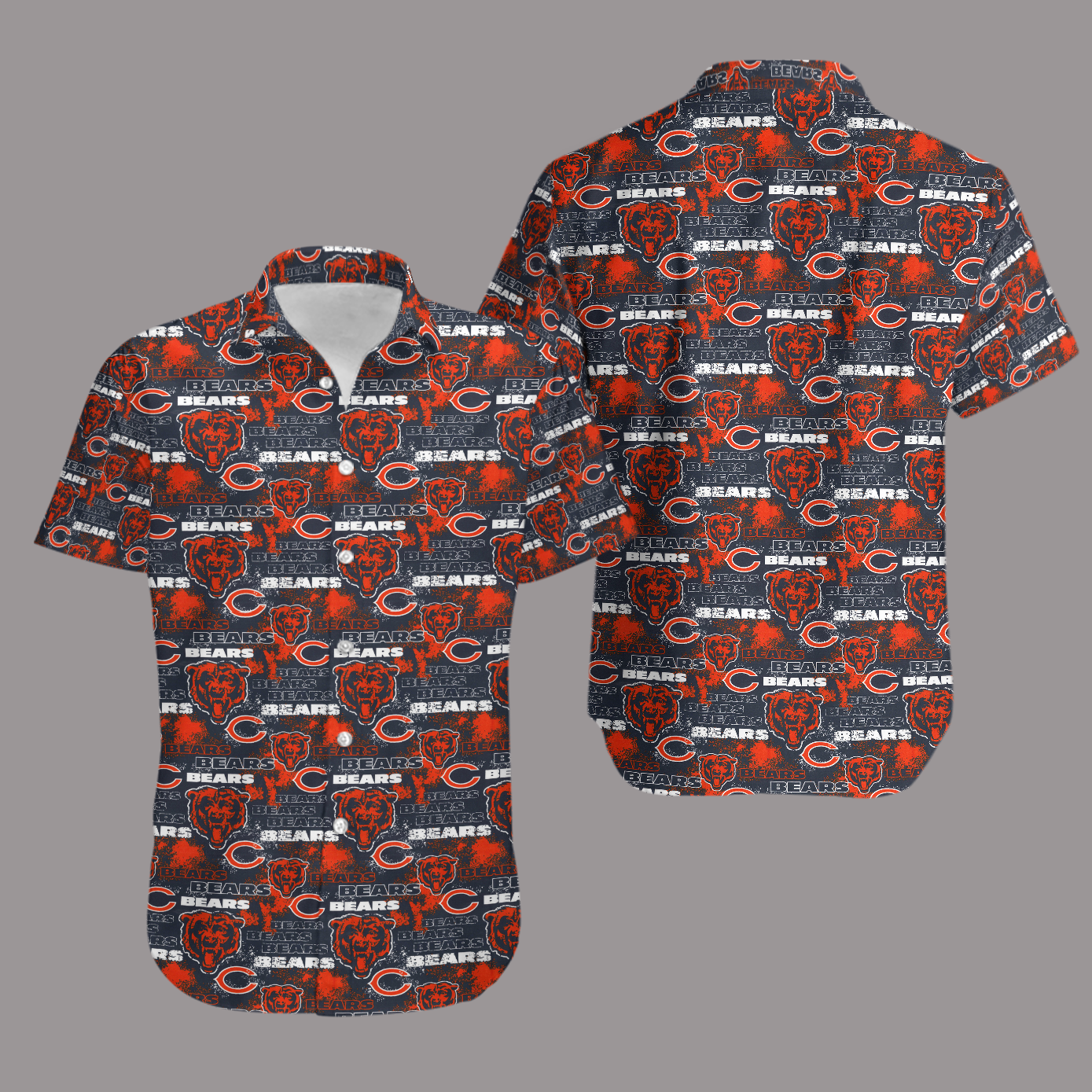 Chicago Bears Retro Hawaiian Shirt - Ellieshirt