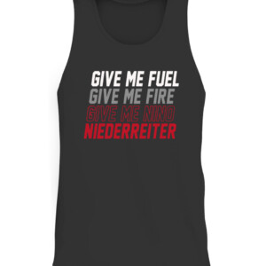 GIVE ME FUEL GIVE ME FIRE GIVE ME NINO NIEDERREITER SHIRT Nino Niederreiter Carolina Hurricanes CATT black front.jpg
