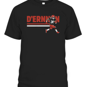 D'ERNNNN SHIRT D'ERNEST JOHNSON Cleveland Browns CAPT black front.jpg