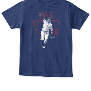 JP Bad Mother Fucker Shirt Joc Pederson Atlanta Braves APKT navy front.jpg