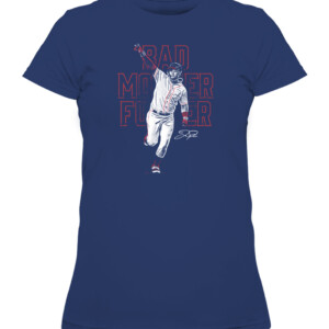 JP Bad Mother Fucker Shirt Joc Pederson Atlanta Braves CAWTS navy front.jpg