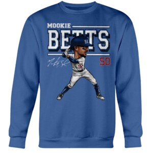 Mookie Betts Shirt Mookie Betts Cartoon Signature Los Angeles Dodgers