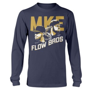 MKE FLOW BROS SHIRT CORBIN BURNES JOSH HADER Milwaukee Brewers