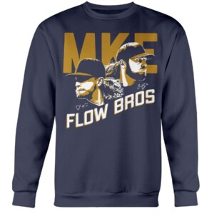 MKE FLOW BROS SHIRT CORBIN BURNES JOSH HADER Milwaukee Brewers