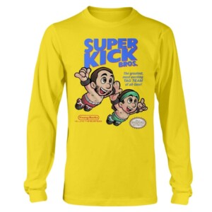 Young Bucks Mario SHIRT Super Kick Bros Young Bucks Matthew Nicholas Massie Super Mario Bros 3 SummerSlam Young Bucks Super Mario shirt Young Bucks Summerslam shirt Young Bucks New shirt WWE