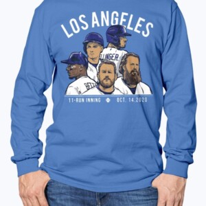 LOS ANGELES 11 - RUN INNING SHIRT  LOS ANGELES DODGERS