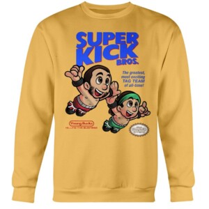 Young Bucks Mario SHIRT Super Kick Bros Young Bucks Matthew Nicholas Massie Super Mario Bros 3 SummerSlam Young Bucks Super Mario shirt Young Bucks Summerslam shirt Young Bucks New shirt WWE