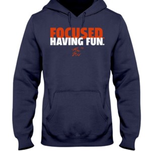 FOCUSED AND HAVING FUN SHIRT BO NIX Auburn Tigers