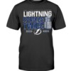 Back-to-Back Stanley Cup Champions Lightning Strikes Twice T-Shirt Tampa Bay Lightning 2021 Stanley Cup Champions
