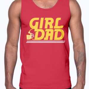 KC GIRL DAD SHIRT  KANSAS CITY CHIEFS