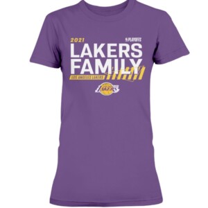 Lakers Family Shirt 2021 NBA Playoffs - Los Angeles Lakers