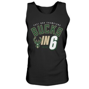 2021 Finals Champions Bucks In Six T-Shirt Milwaukee Bucks 2021 NBA Finals Champions