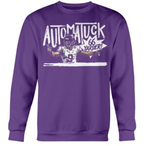 AUTOMATUCK 66 YARDER SHIRT JUSTIN TUCKER Baltimore Ravens