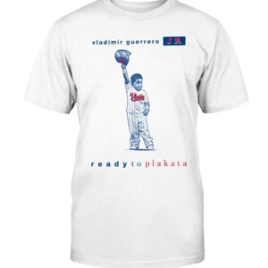 Ready To Plakata T-Shirt Vladimir Guerrero Jr Toronto Blue Jays