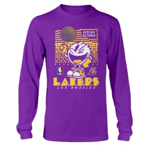 Pacman High Score Lakers Shirt Funny Pacman - Los Angeles Lakers