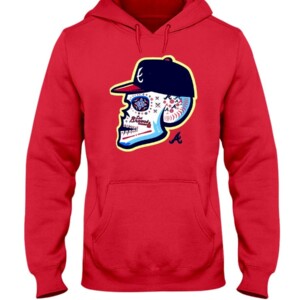 2019 Los Bravos Sugar Skull Shirt Atlanta Braves