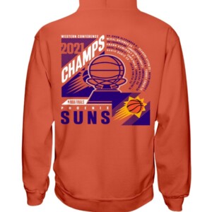Suns 2021 Western Conference Champions Team Roster T-Shirt Phoenix Suns  2021 Western Conference Champions Team Roster