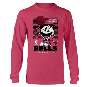 Pacman High Score Bulls Shirt Funny Pacman - Chicago Bulls