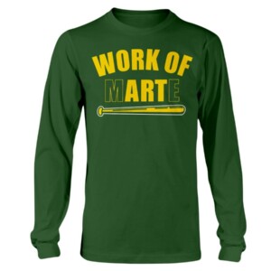WORK OF MARTE SHIRT Starling Marte Oakland Athletics
