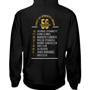 50TH ANNIVERSARY OF THE ALL-MINORITY LINEUP SHIRT Pittsburgh Pirates