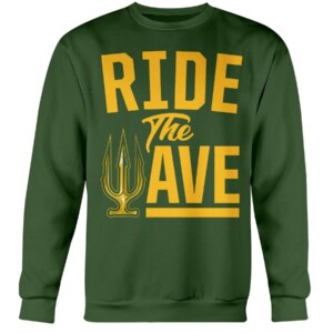 RIDE THE WAVE TRIDENT SHIRT Oakland Athletics