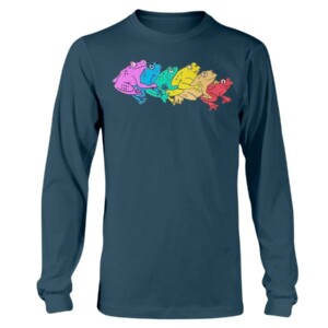 RAINBOW GAY FROG T-SHIRT LGBT