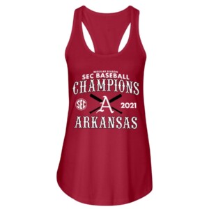 ARKANSAS 2021 SEC BASEBALL CHAMPIONS SHIRT 2021 Arkansas Razorback SEC Baseball Champ