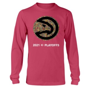 HAWKS 2021 PLAYOFFS SHIRT Hawks Stained-Glass Logo Atlanta Hawks 2021 NBA Playoffs