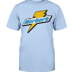 JH BOLT SHIRT Justin Herbert Los Angeles Chargers