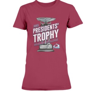 2021 Presidents' Trophy T-Shirt Colorado Avalanche