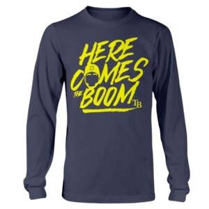 HERE COMES THE BOOM SHIRT Nelson Cruz Tampa Bay Rays