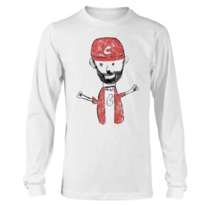 CASTELLANOS ILLUSTRATION SHIRT NICK CASTELLANOS LIAM CASTELLANOS Cincinnati Reds