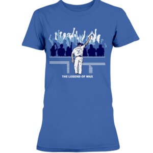 L.A. CURTAIN CALL SHIRT THE LEGEND OF MAX Max Scherzer Los Angeles Dodgers