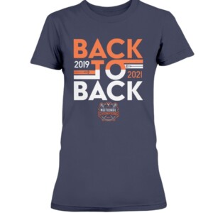 BACK-TO-BACK CHAMPS SHIRT Virginia Cavaliers Lacrosse 2021 NCAA Nation Champions