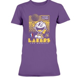 Pacman High Score Lakers Shirt Funny Pacman - Los Angeles Lakers