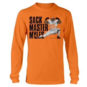 SACK MASTER MYLES SHIRT Myles Garrett Cleveland Browns