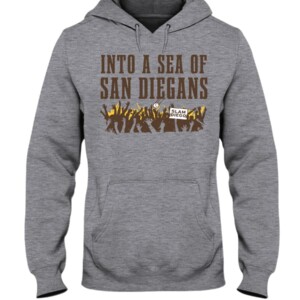 INTO A SEA OF SAN DIEGANS SHIRT San Diego Padres