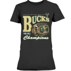 Big & Tall Ring Bling T-Shirt Milwaukee Bucks 2021 NBA Finals Champions