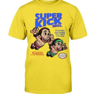 Young Bucks Mario SHIRT Super Kick Bros Young Bucks Matthew Nicholas Massie Super Mario Bros 3 SummerSlam Young Bucks Super Mario shirt Young Bucks Summerslam shirt Young Bucks New shirt WWE