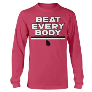 GEORGIA BEAT EVERYBODY SHIRT Georgia Bulldogs
