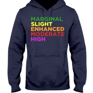 MARGINAL - SLIGHT - ENHANCCE - MODERATE - HIGH SHIRT LGBT PRIDE