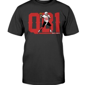 QB1 MJ T-SHIRT MAC JONES New England Patriots