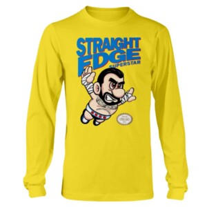 CM PUNK MARIO SHIRT Super Straight Edge CM Punk Super Mario Bros 3 SummerSlam CM Punk Super Mario shirt CM PUNK Summerslam shirt CM Punk New shirt WWE